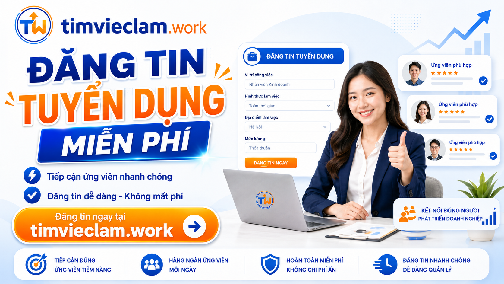 Đăng Tin Tuyển Dụng Miễn Phí